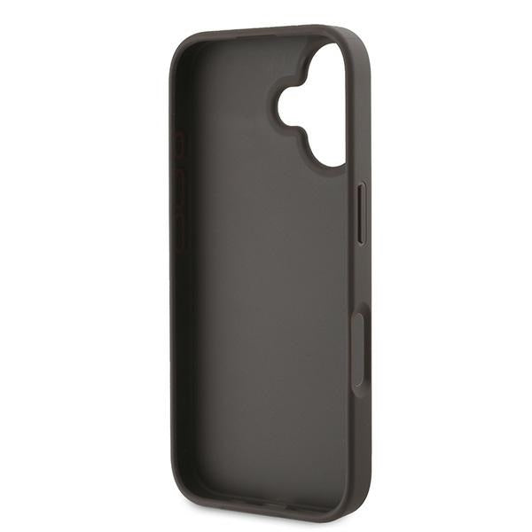 Guess 4G Bottom Stripe Case for iPhone 16 Plus 6.7" - Brown