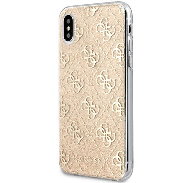 Guess 4G Glitter iPhone X/Xs Case - Gold
