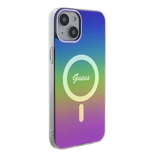 Guess IML Iridescent MagSafe case for iPhone 15 / 14 / 13 6.1" - multicolor