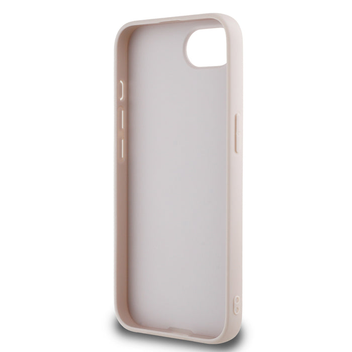 Guess PU Grained 4G Metal Logo iPhone 16e Case - Pink