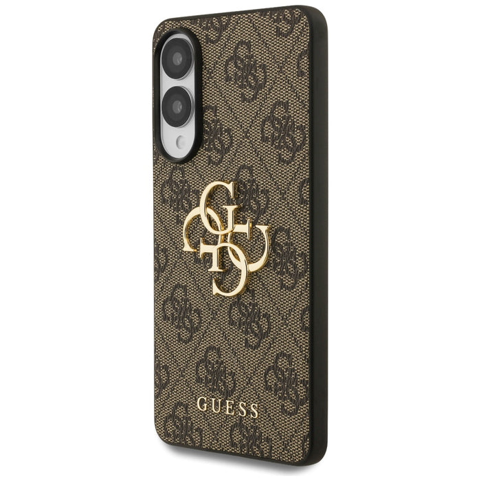 Guess Big 4G Logo Classic Logo Case for Samsung Galaxy S25 Edge - Brown