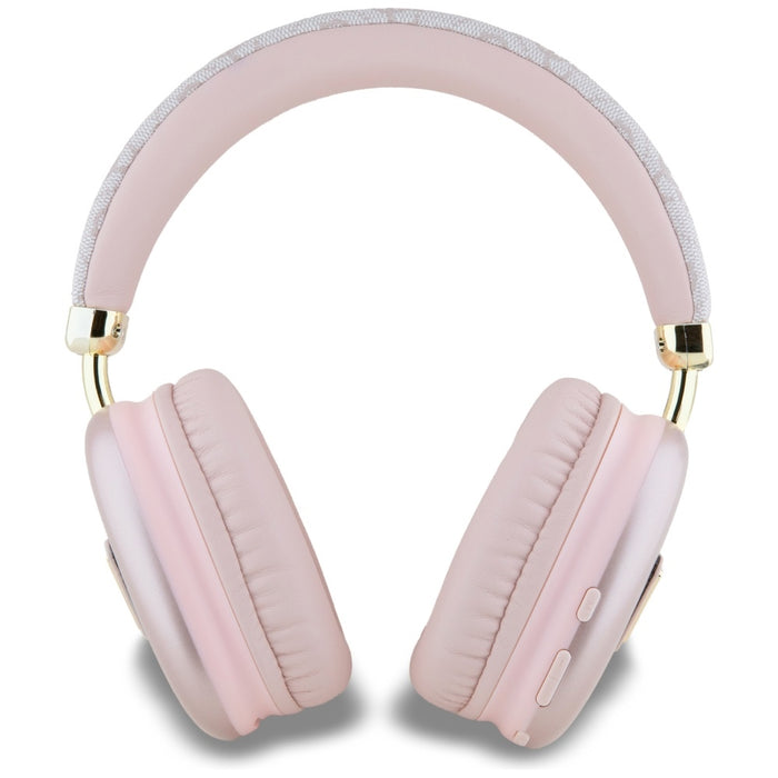 Guess Triangle Logo Over-Ear Headphones - Pink