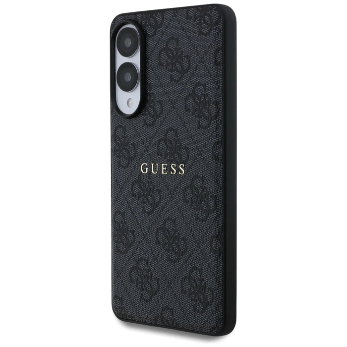 Guess 4G Ring Classic Logo MagSafe Case for Samsung Galaxy S25 Edge - Black