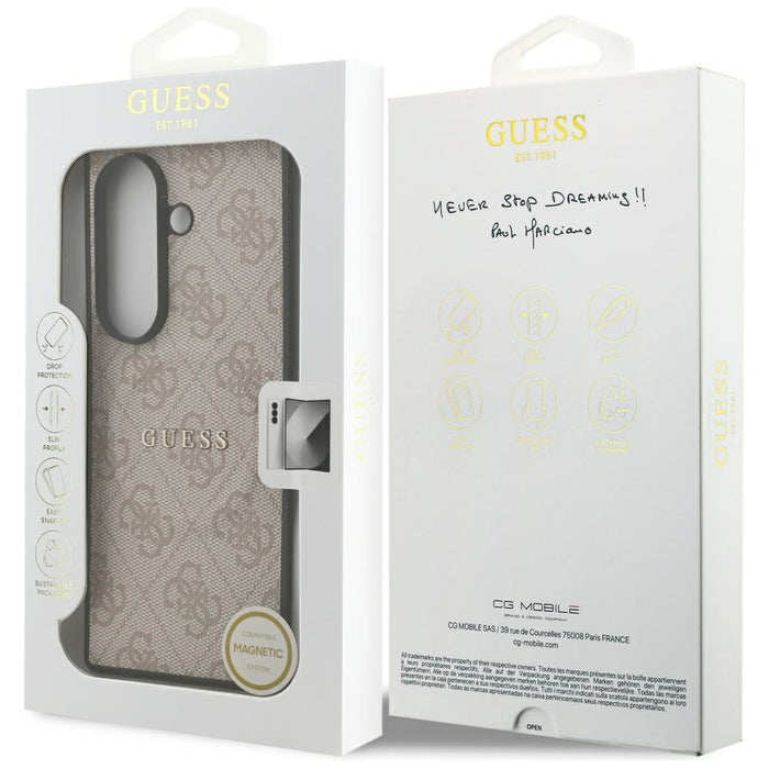 Guess 4G Classic MagSafe Case for Samsung Galaxy Z Fold7 - Pink