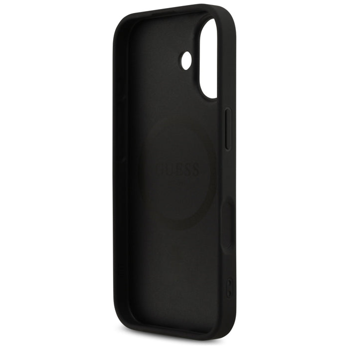 Guess 4G Printed Stripes MagSafe case for iPhone 17 - black