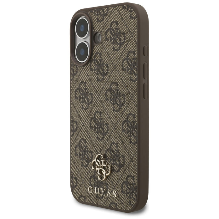 Guess 4G Small Classic Logo MagSafe Case for iPhone 17 - Brown