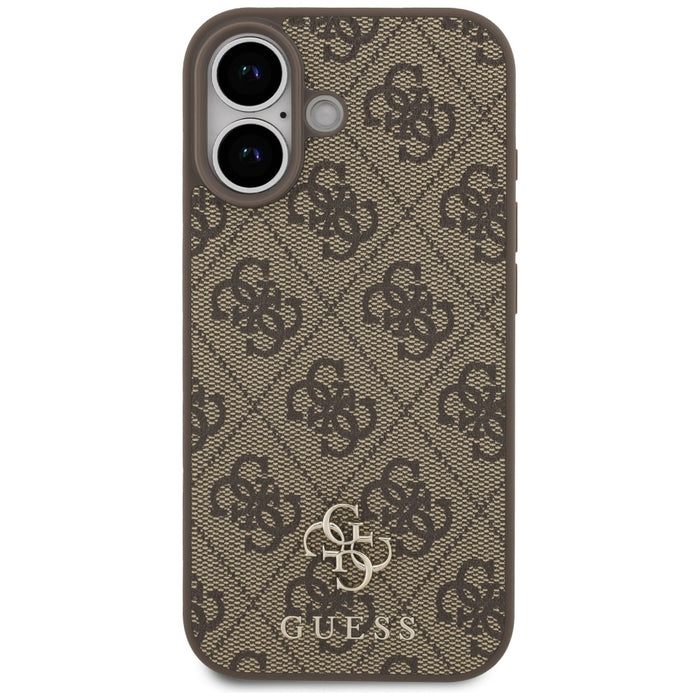 Guess 4G Small Classic Logo MagSafe Case for iPhone 17 - Brown