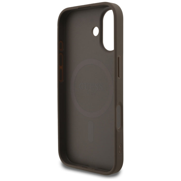 Guess 4G Small Classic Logo MagSafe Case for iPhone 17 - Brown