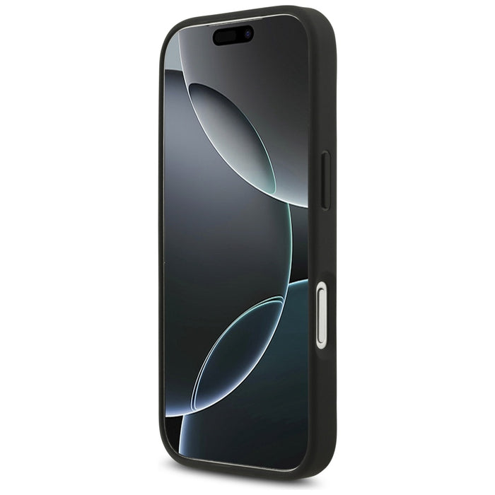 Guess 4G Strap Triangle Logo MagSafe case for iPhone 17 Pro - black