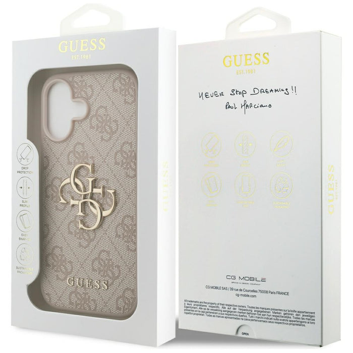 Guess 4G Big Logo Case for iPhone 17 - Pink