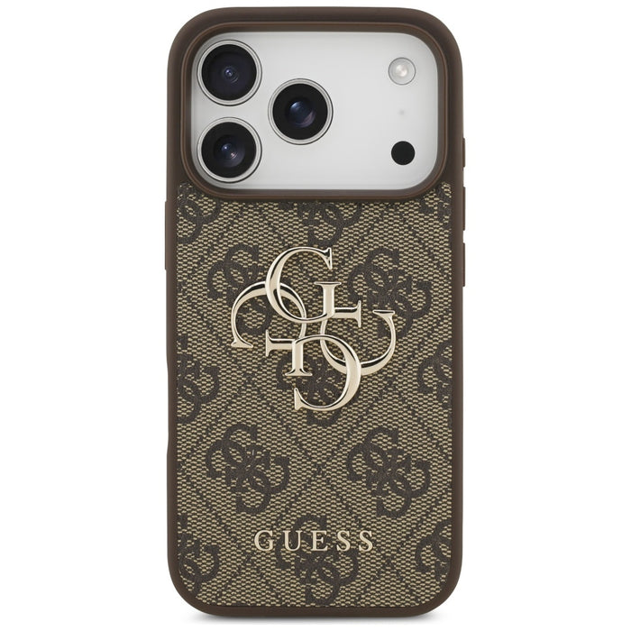 Guess 4G Big Logo Case for iPhone 17 Pro - Brown