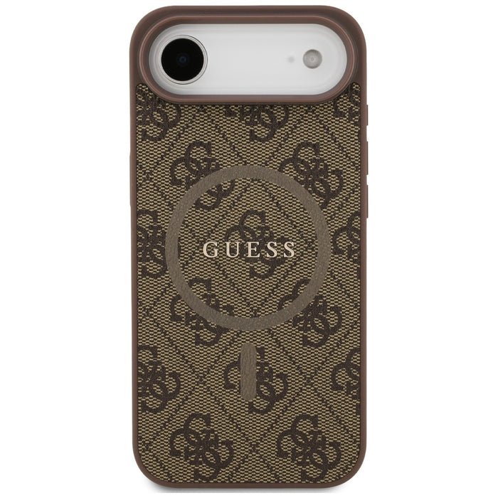 Guess 4G Ring Classic Logo MagSafe Case for iPhone 17 Air - Brown