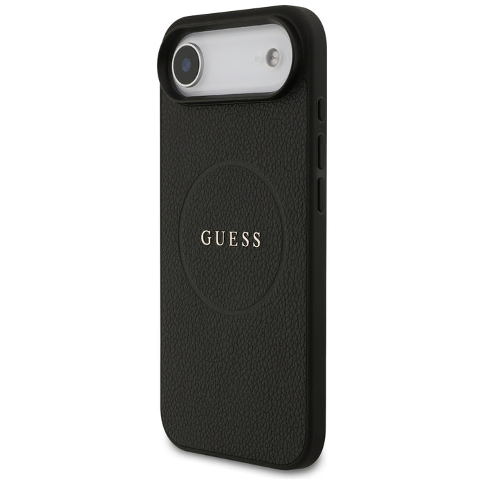 Guess Grained Ring MagSafe case for iPhone 17 Air - black
