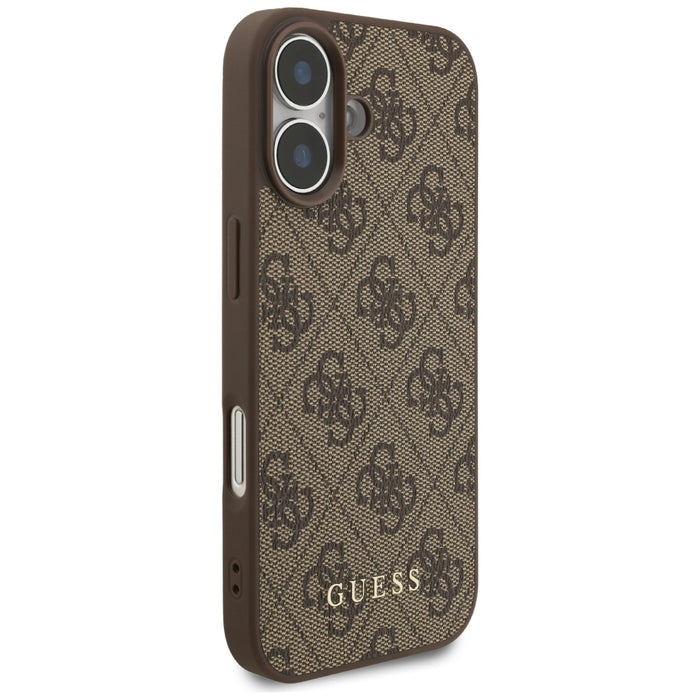 Guess 4G Classic Case for iPhone 17 - Brown