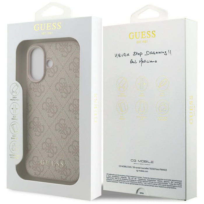 Guess 4G Classic Case for iPhone 17 - Pink