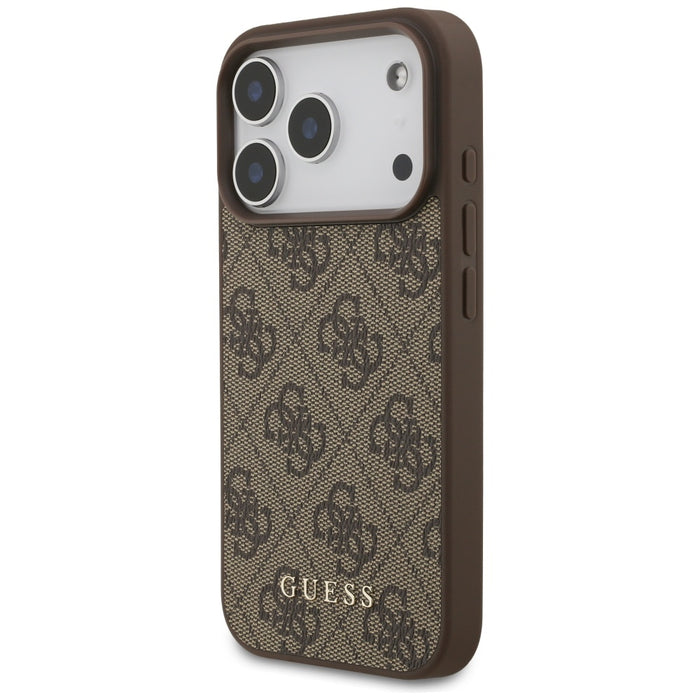 Guess 4G Classic Case for iPhone 17 Pro - Brown