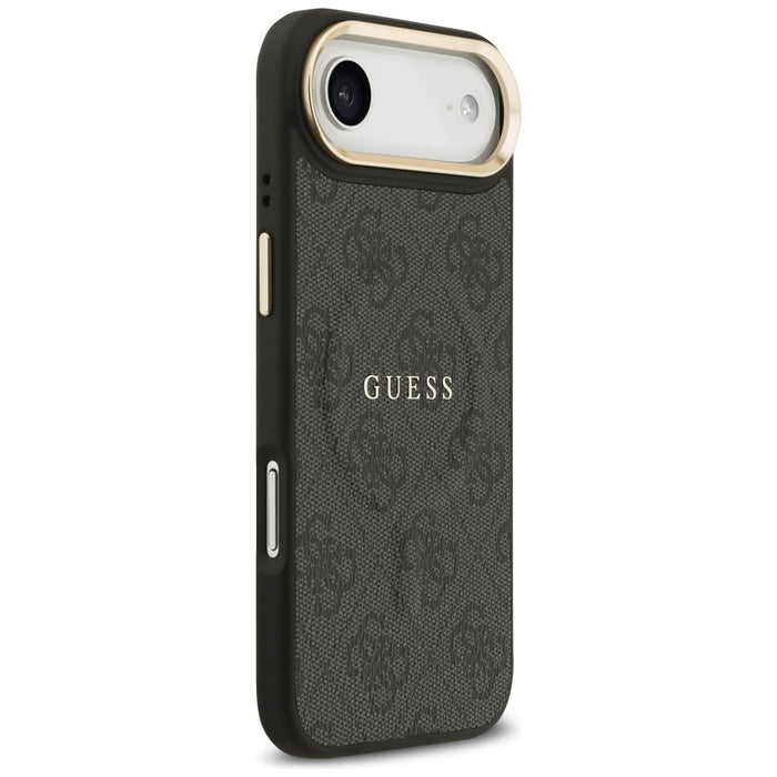 Guess 4G PU Classic Logo MagSafe case for iPhone 17 Air - black