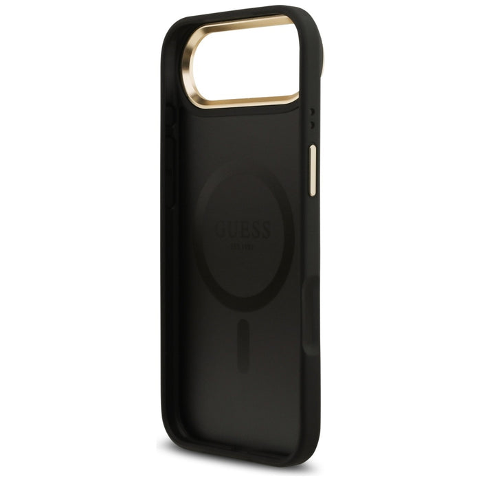 Guess 4G PU Classic Logo MagSafe case for iPhone 17 Air - black