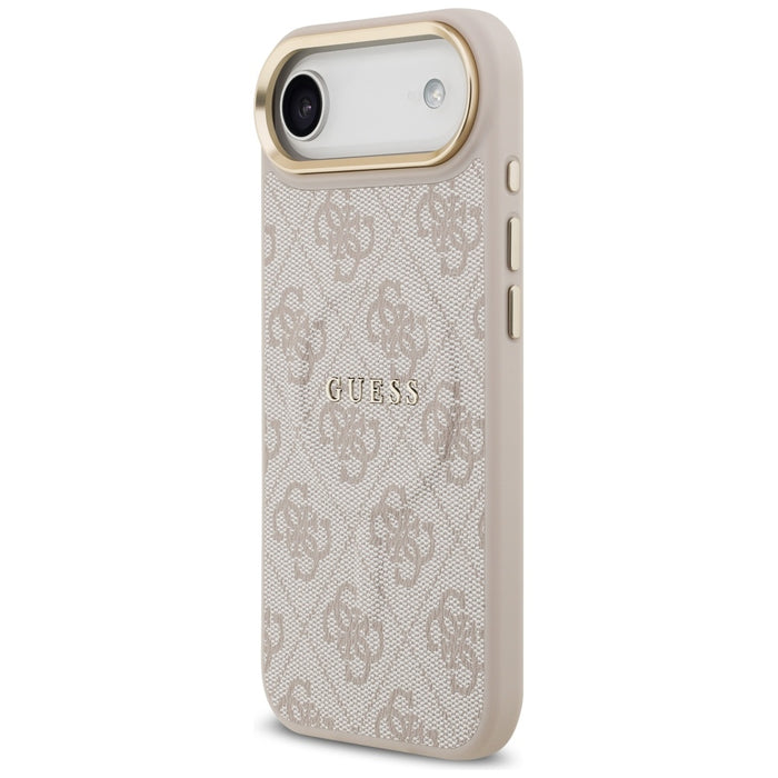 Guess 4G PU Classic Logo MagSafe Case for iPhone 17 Air - Pink