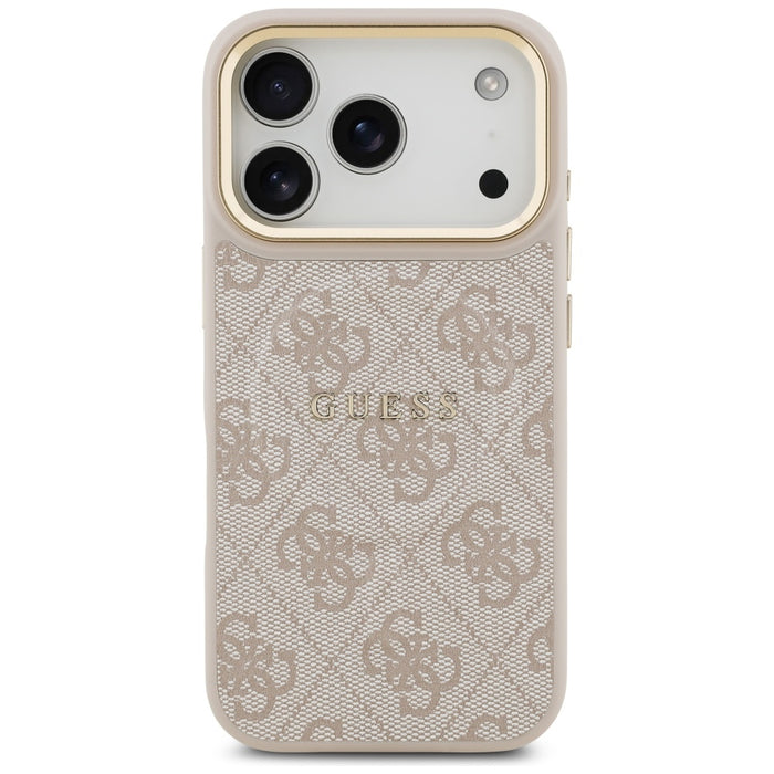 Guess 4G PU Classic Logo MagSafe Case for iPhone 17 Pro - Pink