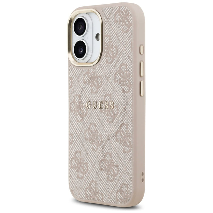 Guess 4G PU Classic Logo MagSafe Case for iPhone 17 - Pink