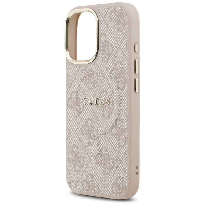 Guess 4G PU Classic Logo MagSafe Case for iPhone 17 - Pink