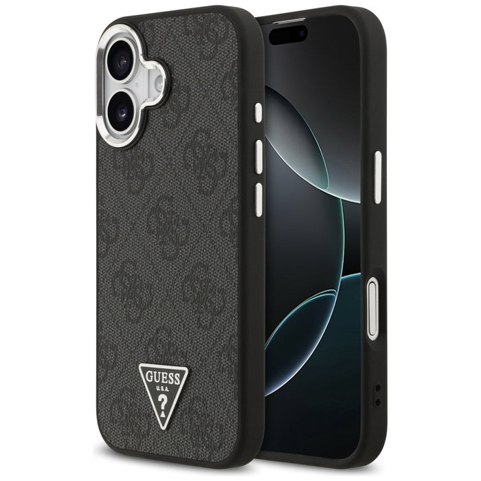Guess 4G Triangle Logo MagSafe case for iPhone 17 - black