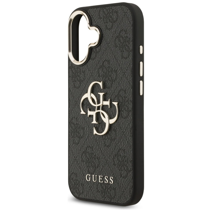 Guess 4G Big 4G Classic Logo Case for iPhone 17 - Black and Gold