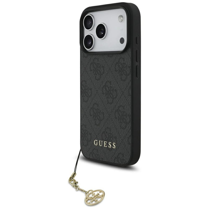 Guess 4G Charms Collection MagSafe case for iPhone 17 Pro - black
