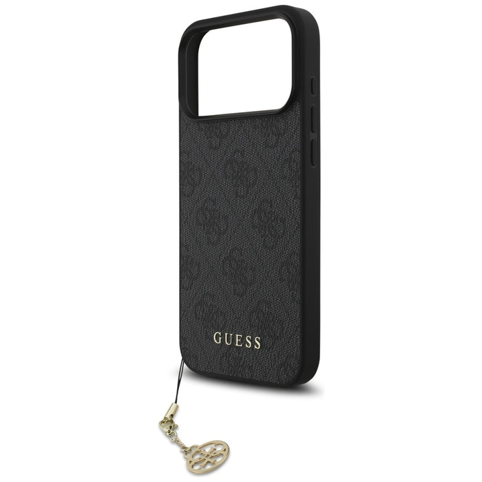 Guess 4G Charms Collection MagSafe case for iPhone 17 Pro Max - black