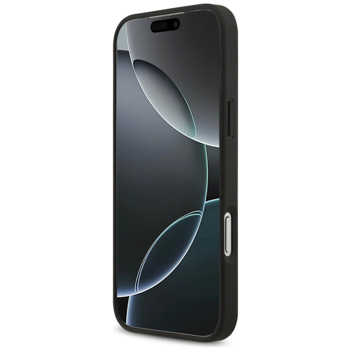 Guess 4G Circle Classic Logo MagSafe case for iPhone 17 Pro Max - black