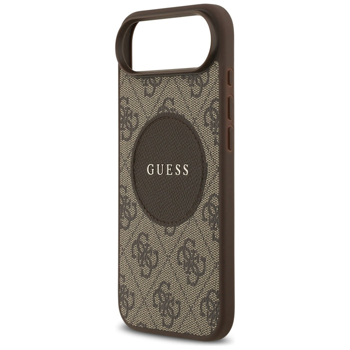 Guess 4G Circle Classic Logo MagSafe case for iPhone Air - brown