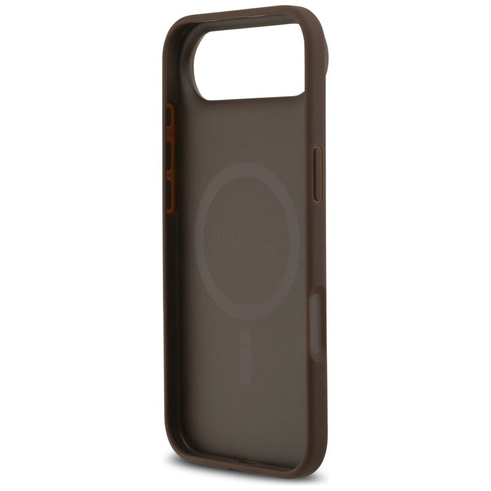 Guess 4G Circle Classic Logo MagSafe case for iPhone Air - brown