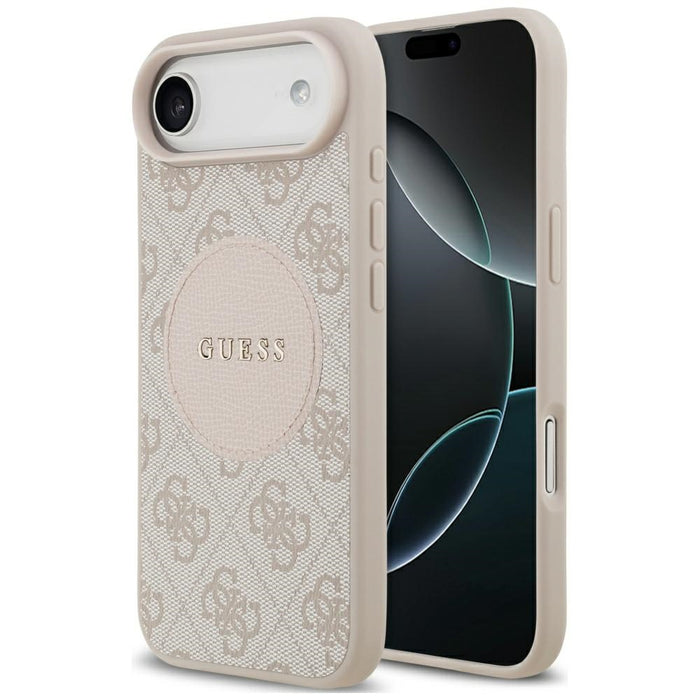 Guess 4G Circle Classic Logo MagSafe case for iPhone Air - pink
