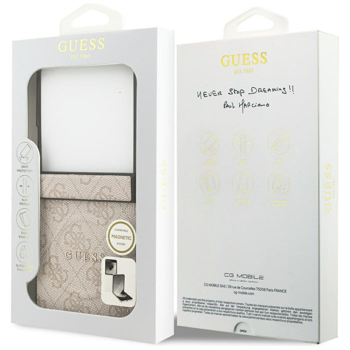Guess 4G Classic MagSafe Case for Samsung Galaxy Z Flip 7 - Pink