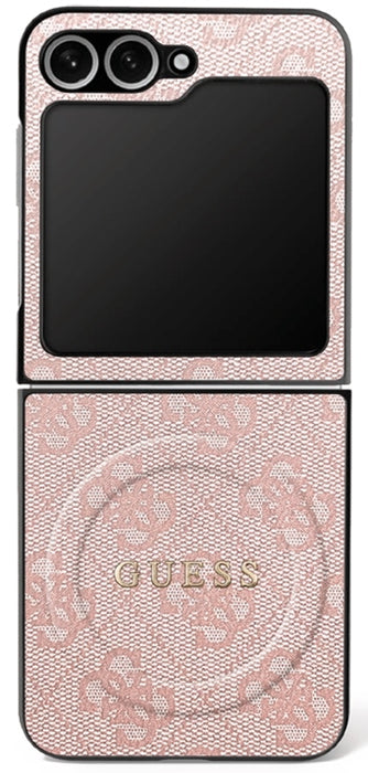 Guess 4G Classic MagSafe Case for Samsung Galaxy Z Flip 7 - Pink