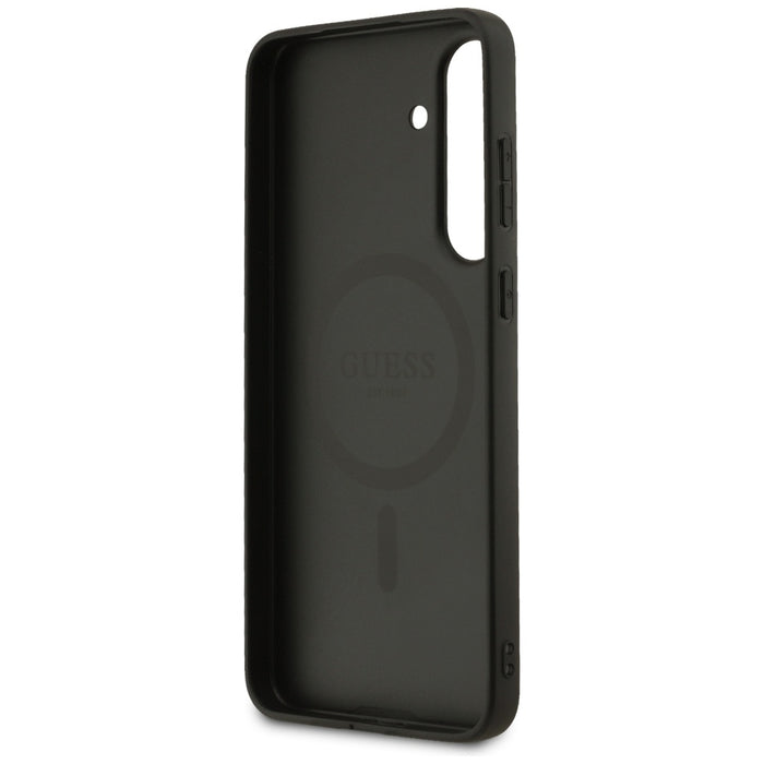Guess 4G Ring Classic Logo MagSafe case for Samsung Galaxy S25 FE - brown