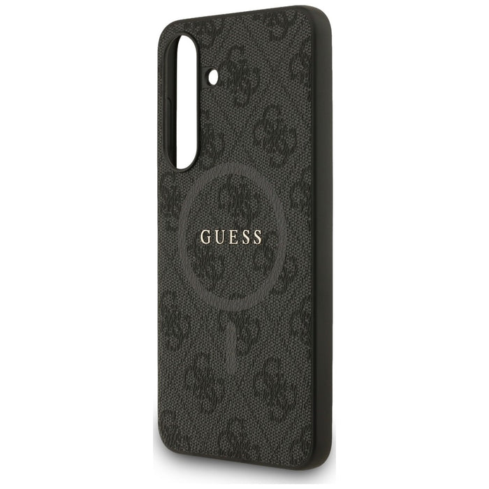 Guess 4G Ring Classic Logo MagSafe case for Samsung Galaxy S25 FE - black