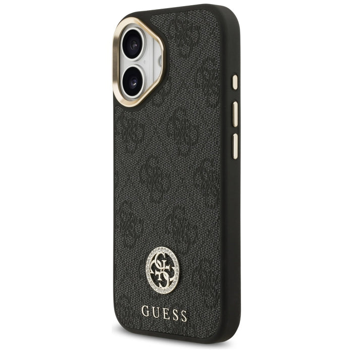 Guess 4G Strass Logo MagSafe case for iPhone 17 - black