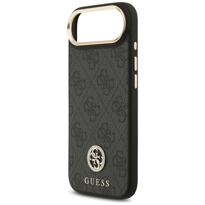 Guess 4G Strass Logo MagSafe case for iPhone Air - black