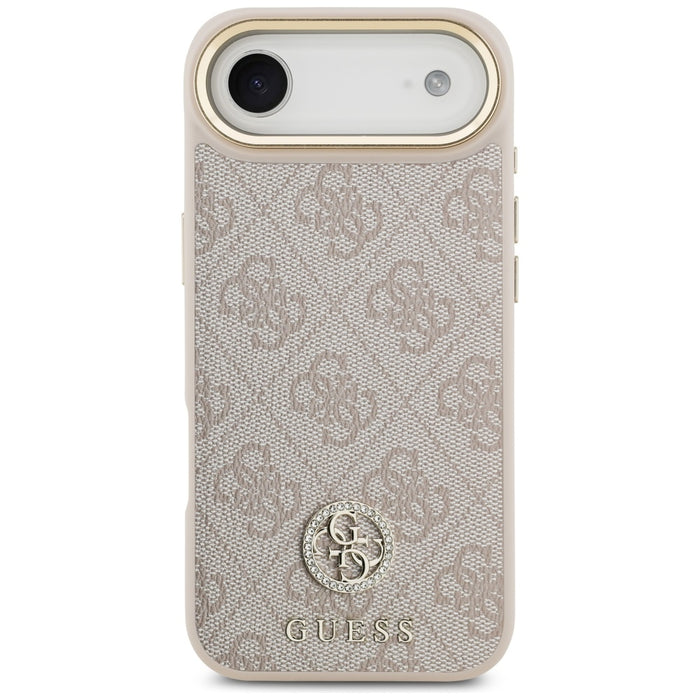 Guess 4G Strass Logo MagSafe Case for iPhone Air - Pink