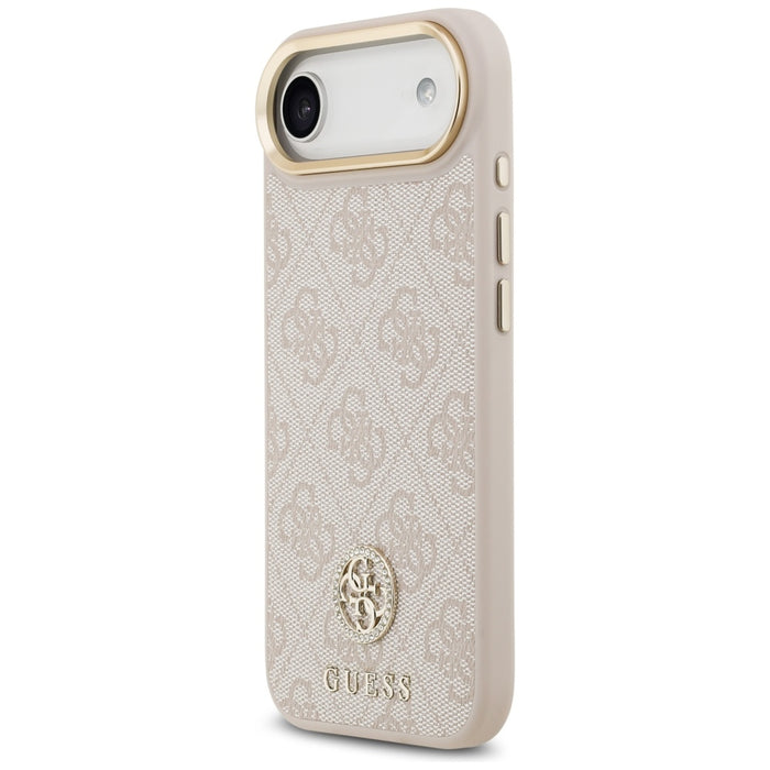 Guess 4G Strass Logo MagSafe Case for iPhone Air - Pink