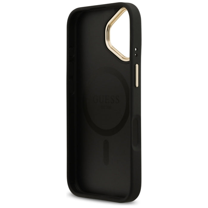 Guess 4G Stripe MagSafe case for iPhone 17 - black
