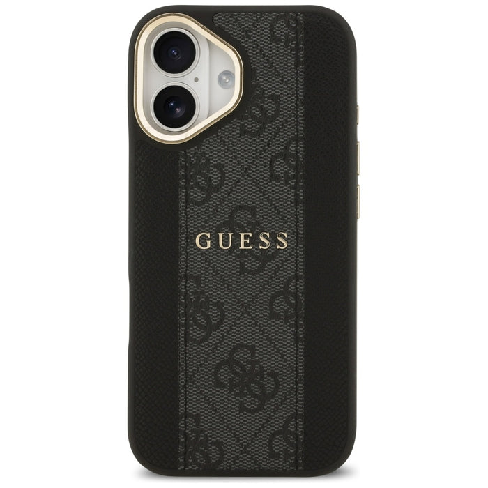 Guess 4G Stripe MagSafe case for iPhone 17 - black