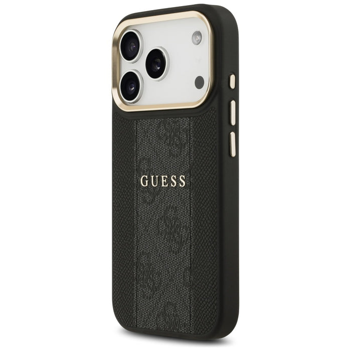 Guess 4G Stripe MagSafe case for iPhone 17 Pro - black