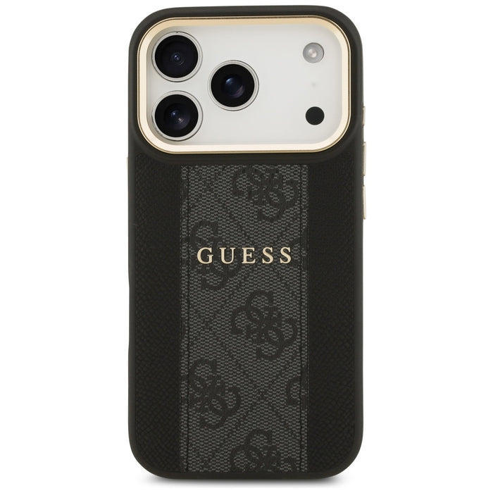 Guess 4G Stripe MagSafe case for iPhone 17 Pro - black