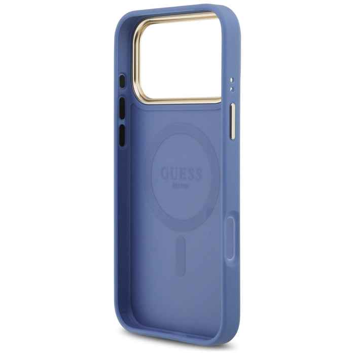 Guess 4G Stripe MagSafe Case for iPhone 17 Pro Max - Blue