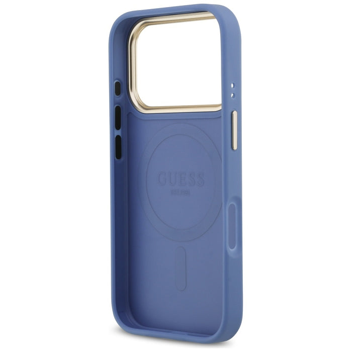 Guess 4G Stripe MagSafe Case for iPhone 17 Pro - Blue