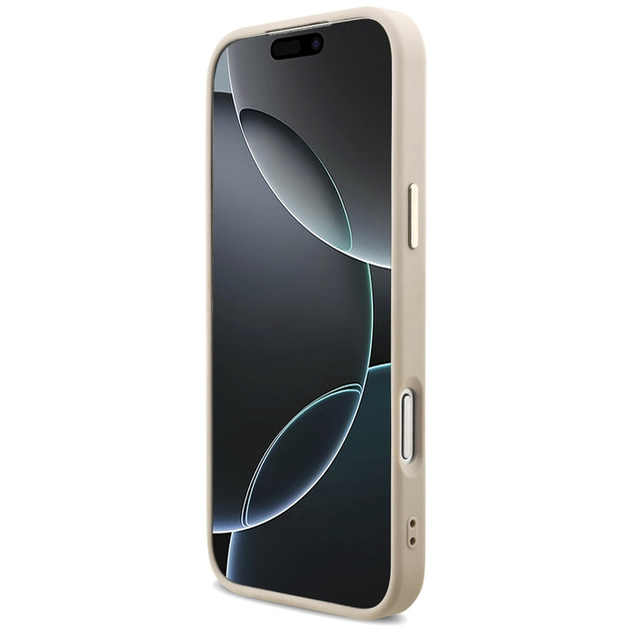 Guess 4G Triangle Logo MagSafe Case for iPhone 17 Pro Max - Rose Gold