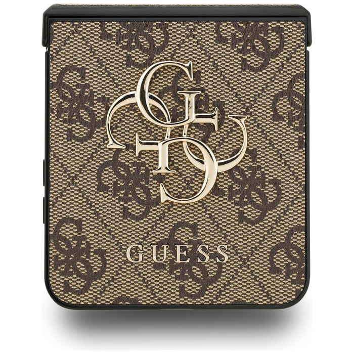Guess Big 4G Logo Classic Logo Case for Samsung Galaxy Z Flip 7 - Brown